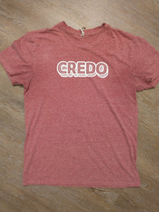 Credo golf shirt front - Credo logo